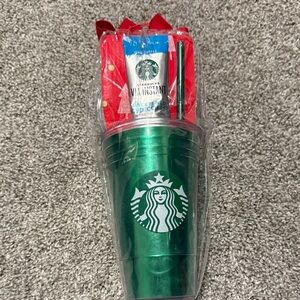 Starbucks Emerald Green Party Cup Bundle